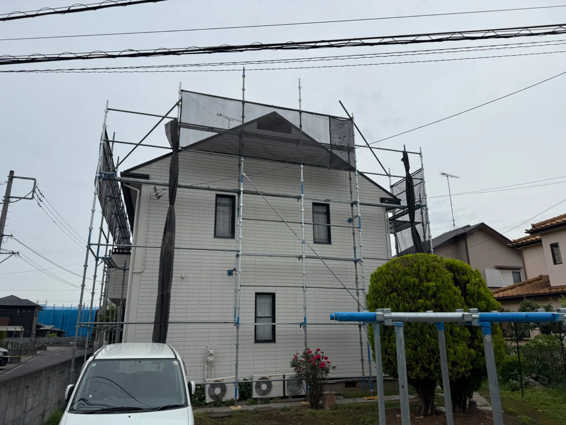 日高市　屋根カバー　完工