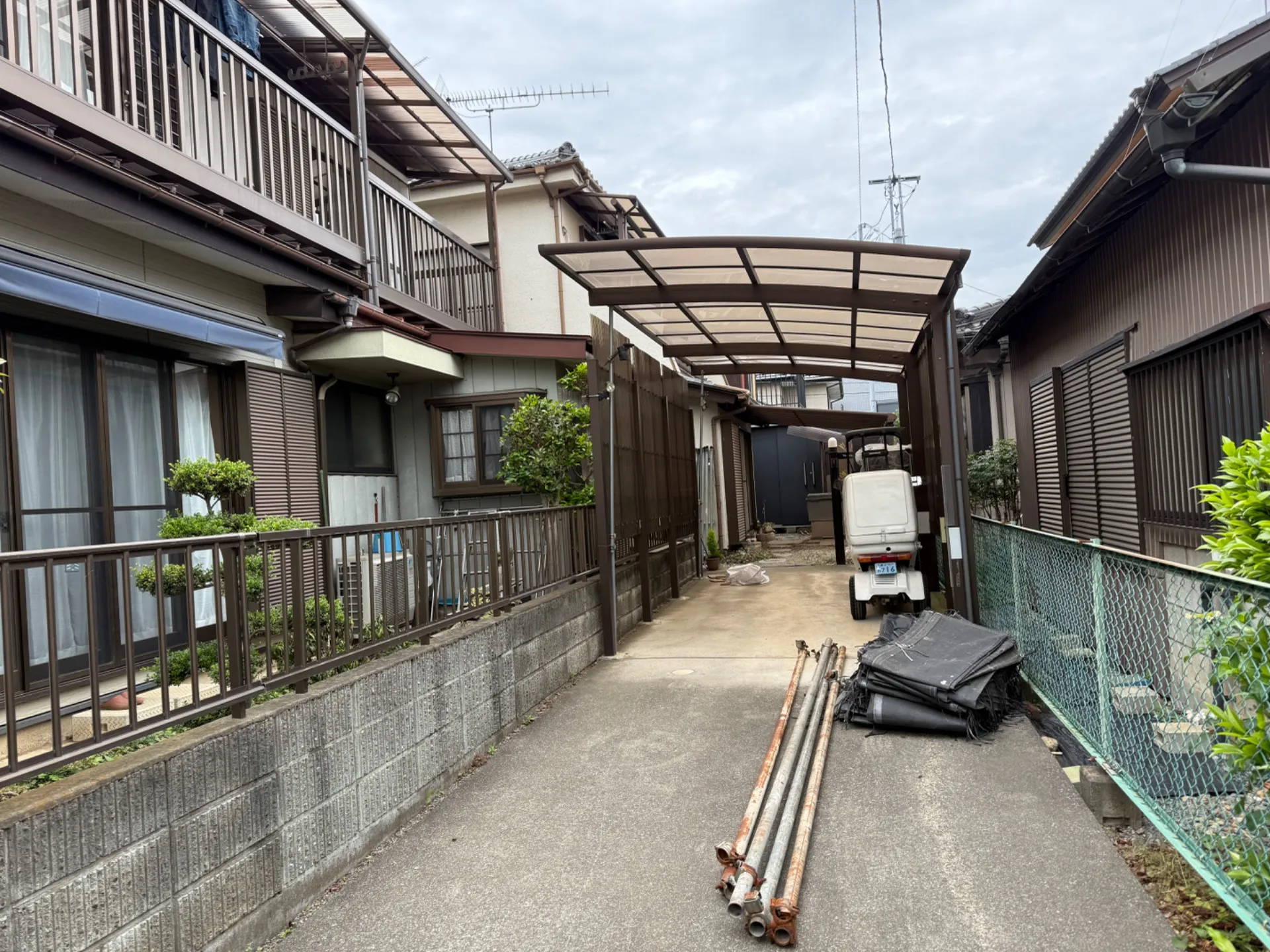 桶川市　外壁塗装　板金工事　漆喰補修　着工