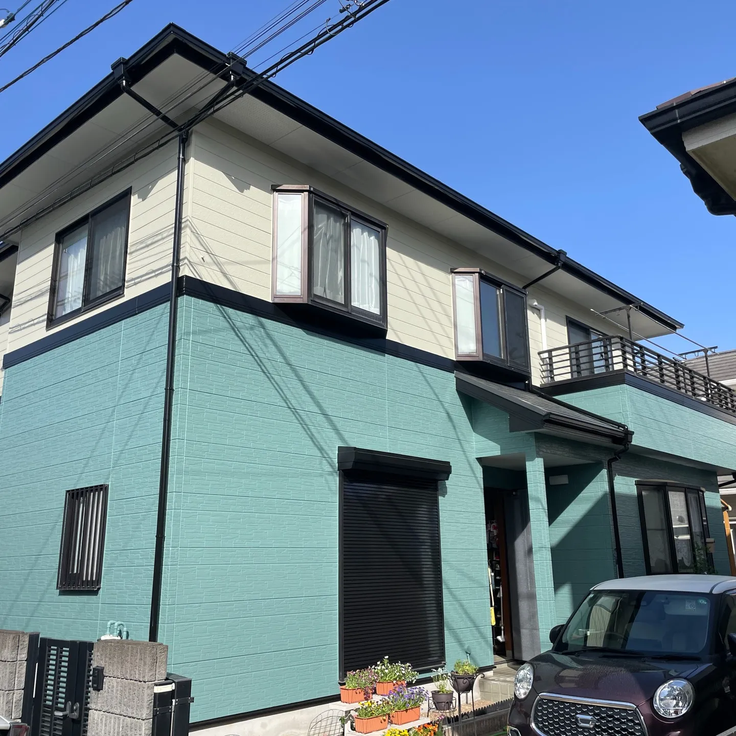 🏠✨鶴ヶ島市にて外壁塗装と屋根塗装のプロジェクトが遂に完工し...