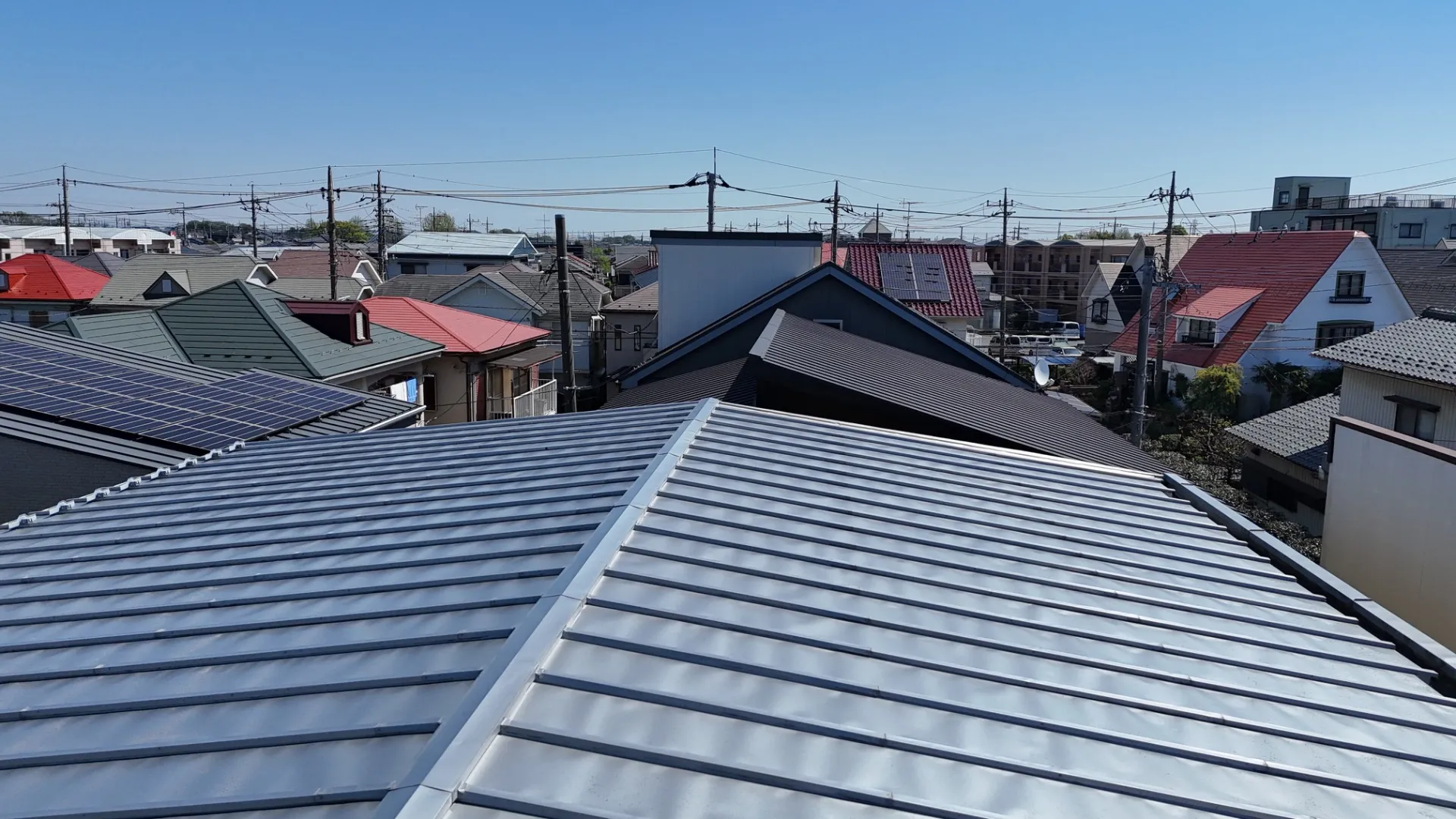 越谷市で外壁屋根塗装の調査